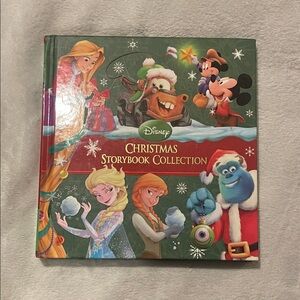 Disney Christmas Storybook with Green and Red Cover
